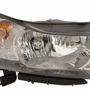 Head Lamp Passenger Side Chevrolet Cruze 2011-2012 1St Design Chrome Ring High Quality , GM2503356