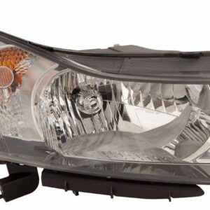 Head Lamp Passenger Side Chevrolet Cruze 2012-2015 2Nd Design Clear Ring Capa , Gm2503361C - Hunt Parts