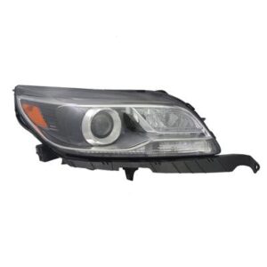 Head Lamp Passenger Side Chevrolet Malibu 2013-2015 Hid With Clear Lens 2Nd Design 2013 High Quality , GM2503400