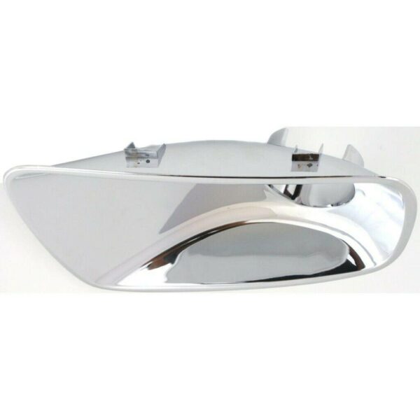 Fog Lamp Bezel Front Driver Side Saturn Vue 2006-2007 With Fog Lamp Hole Chrome Without Red Line , GM2594102 - Image 3