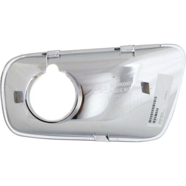 Fog Lamp Bezel Front Driver Side Saturn Vue 2006-2007 With Fog Lamp Hole Chrome Without Red Line , GM2594102 - Image 5