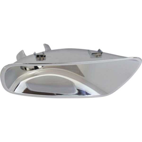 Fog Lamp Bezel Front Passenger Side Saturn Vue 2006-2007 With Fog Lamp Hole Chrome Without Red Line , GM2595102 - Image 3