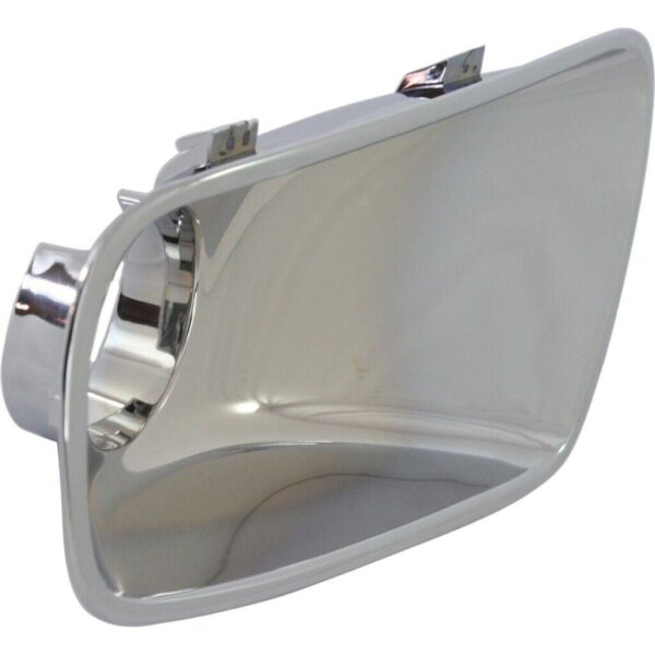 Fog Lamp Bezel Front Passenger Side Saturn Vue 2006-2007 With Fog Lamp Hole Chrome Without Red Line , GM2595102 - Image 4