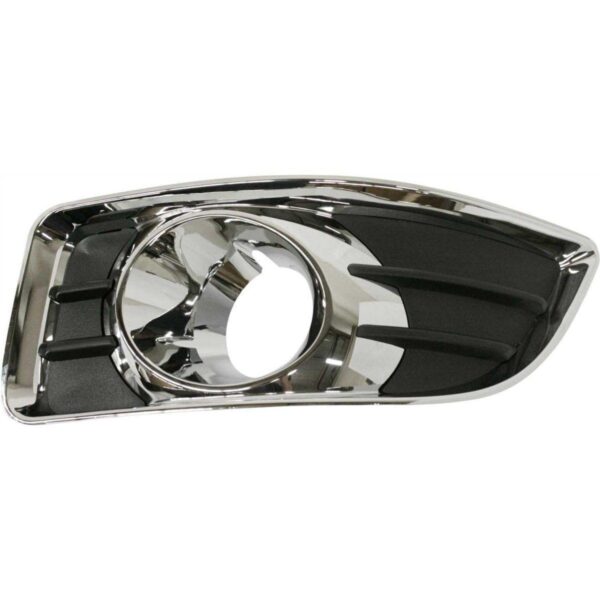Fog Lamp Bezel Front Driver Side Chevrolet Malibu Maxx 2006-2007 Chrome/Black Lt/Ltz Model/Classic , GM2598103 - Image 2