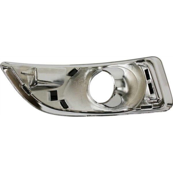 Fog Lamp Bezel Front Driver Side Chevrolet Malibu Maxx 2006-2007 Chrome/Black Lt/Ltz Model/Classic , GM2598103 - Image 4