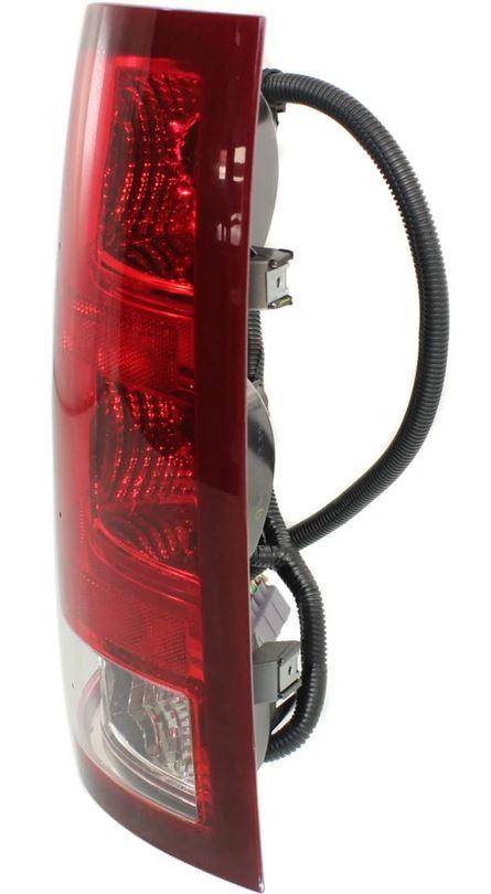 Tail Lamp Driver Side Gmc Sierra 2500 2010-2013 2Nd Design Without Dark Red Trim With Small Back-Up Bulb Exclude Base/Dually Model High , GM2800250 - Image 3