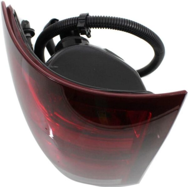 Tail Lamp Driver Side Gmc Sierra 1500 2010-2013 2Nd Design Without Dark Red Trim With Small Back-Up Bulb Exclude Base/Dually Model High , GM2800250 - Image 4