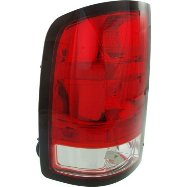 Tail Lamp Driver Side Gmc Sierra 1500 2010-2011 1500 Base Model Dark Red Trim Small 921 Back-Up Bulb High Quality , GM2800253 - Image 3