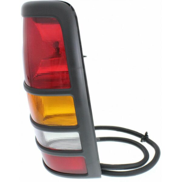 Tail Lamp Passenger Side Chevrolet Silverado 1500 2001-2003 3500 Black Bezel High Quality , GM2801166 - Image 4