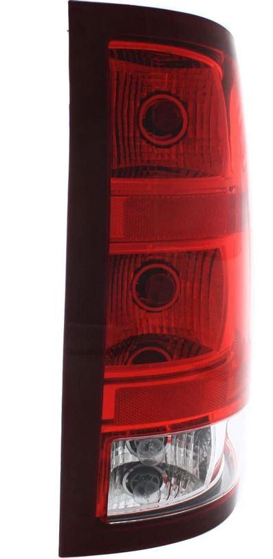 Tail Lamp Passenger Side Gmc Sierra 1500 2007-2013 Exclude Base/Dually/Denali Without Dark Red Trim With Large 3047 Back-Up Bulb High Quality , GM2801208 - Image 3