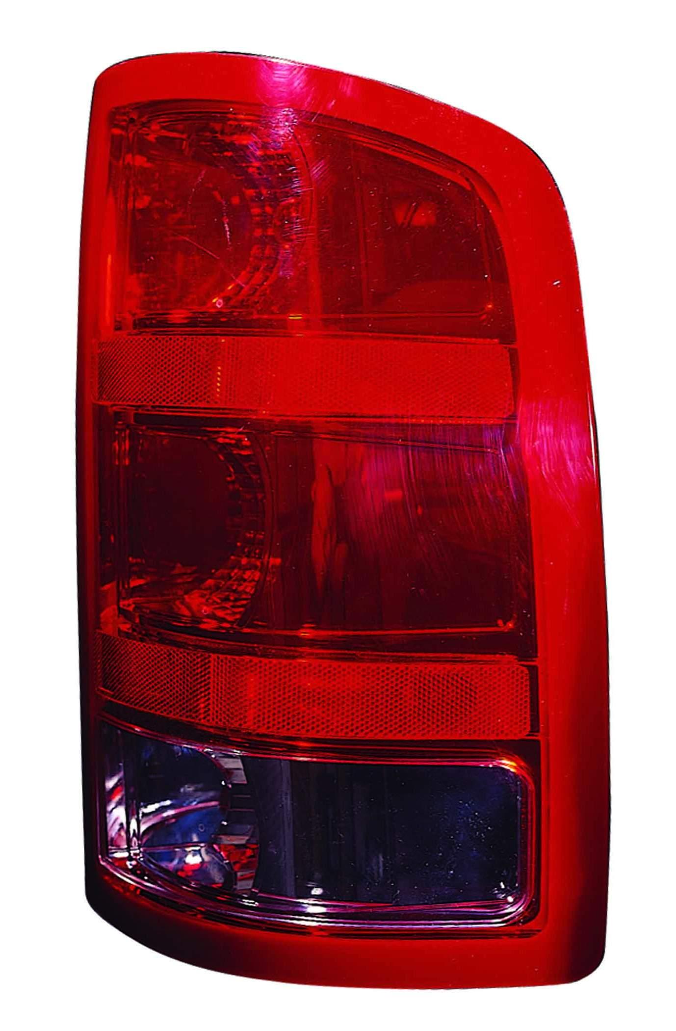 Tail Lamp Passenger Side Gmc Sierra 1500 2007-2013 Exclude Base/Dually/Denali Without Dark Red Trim With Large 3047 Back-Up Bulb High Quality , GM2801208
