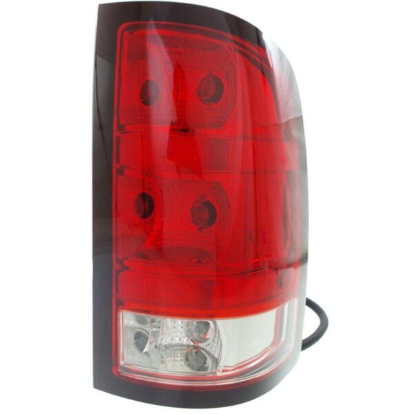 Tail Lamp Passenger Side Gmc Sierra 3500 2010-2011 1500 Series Base Model Dark Red Trim Small 921 Back-Up Bulb High Quality , GM2801253 - Image 2