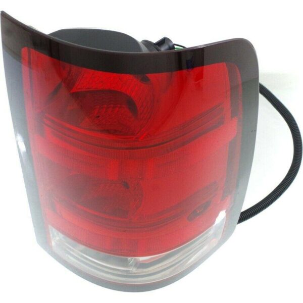 Tail Lamp Passenger Side Gmc Sierra 2500 2010-2011 1500 Series Base Model Dark Red Trim Small 921 Back-Up Bulb High Quality , GM2801253 - Image 3