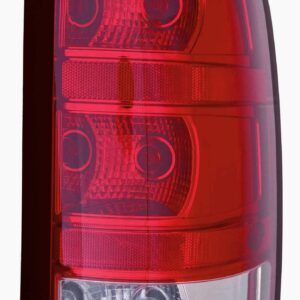 Tail Lamp Passenger Side Gmc Sierra Hybrid 2009-2013 1500 Series Base Model With Dark Trim/Large Bulb High Quality , GM2801254
