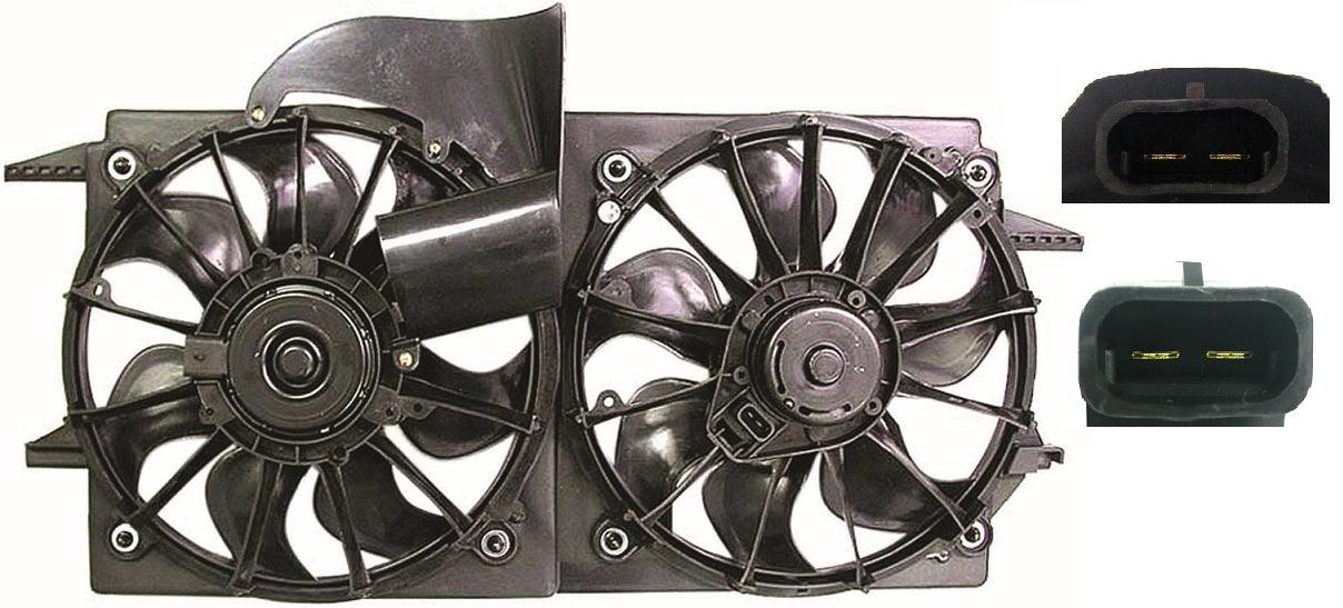 Cooling Fan Assembly Chevrolet Malibu 1997-2003 , GM3115105