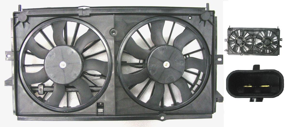 Radiator Fan Assembly Buick Century 2002-2005 3.1L/3.8 L , GM3115129