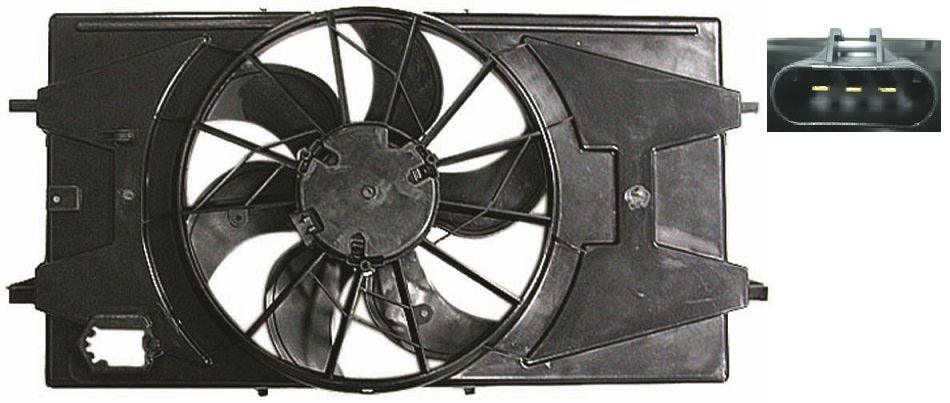 Cooling Fan Assembly Pontiac Pursuit 2005-2010 2.2L , GM3115179