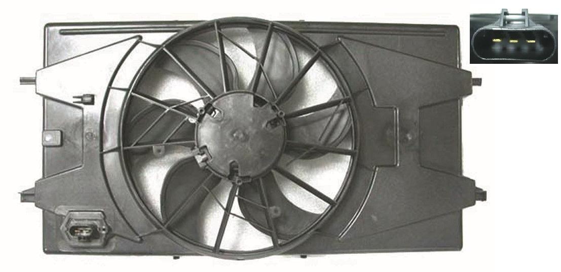 Cooling Fan Assembly Pontiac G5 2007-2008 2.4L , GM3115205