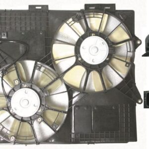 Cooling Fan Assembly Cadillac Srx 2004-2008 3.6/4.6L Without Towing , GM3120105