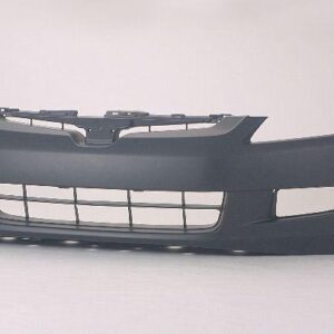 Bumper Front Honda Accord Coupe 2003-2005 Primed With Fog Lamp Hole M/T V6 , HO1000212