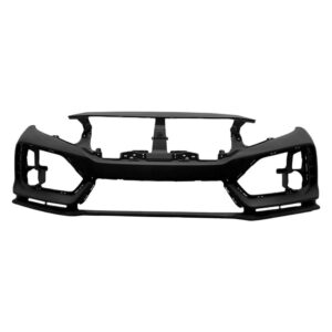Bumper Front Honda Civic Hatchback 2017-2019 Primed Black With Hole , HO1000324