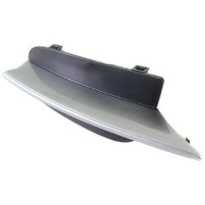 Fog Lamp Cover Front Driver Side Honda Civic Coupe 2009-2011 Matte-Black Partial Ptd-Silver , HO1038103