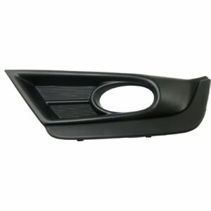 Fog Lamp Bezel Front Driver Side Honda Crv 2017-2019 Black With Black Moulding , HO1038134