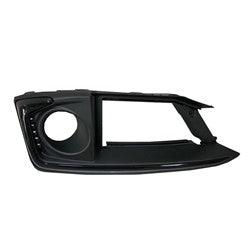 Fog Lamp Bezel Front Driver Side Honda Civic Sedan 2019-2021 Black Sport Model , HO1038147