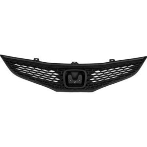 Grille Honda Fit 2009-2014 Matt Black Base/Dx/Lx , HO1200201
