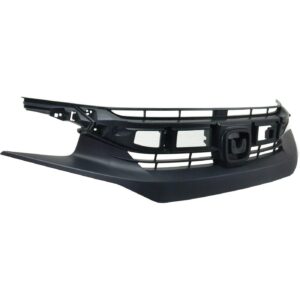 2016-2018 Honda Civic Coupe Grille Textured Black Exclude Si Capa , HO1200231C