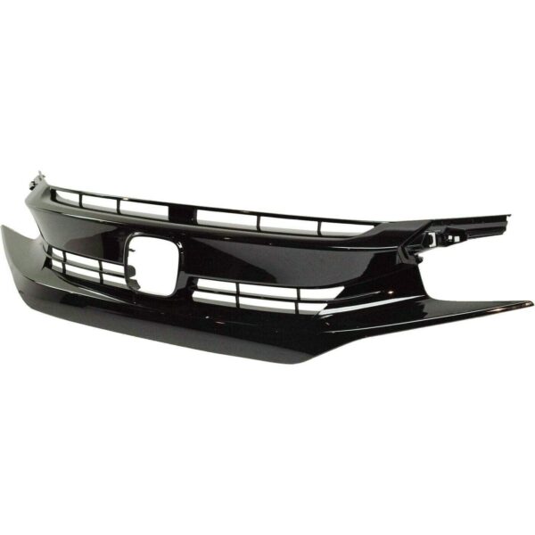 Grille Honda Civic Hatchback 2017-2019 Ptd Black Exclude Type-R/Touring Model , HO1200235 - Image 3