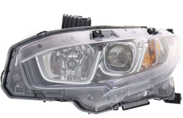 Head Lamp Driver Side Honda Civic Hatchback 2017-2020 Halogen High Quality , HO2502173 - Image 2