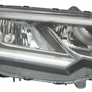 Head Lamp Passenger Side Honda Crv 2015-2016 Halogen Without Led Drl Lx Capa , Ho2503162C - Hunt Parts