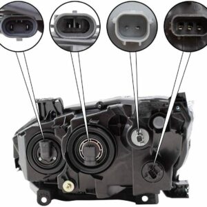 Head Lamp Passenger Side Honda Civic Sedan 2019-2021 Halogen With Black Bezel Economy Quality , HO2503192U