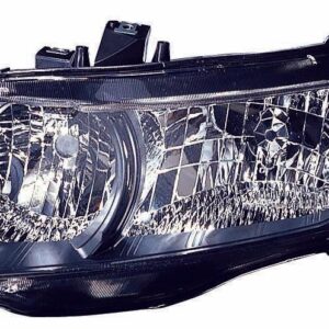 Head Lamp Driver Side Honda Civic Coupe 2006-2008 Black Housing High Quality , HO2518111