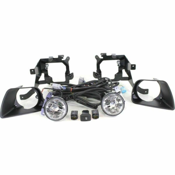 Fog Lamp Front Driver Side/Passenger Side Honda Pilot 2003-2005 Set With Kit/Cover D Dealer Installed , HO2591106 - Image 2