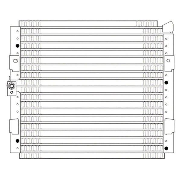Condenser Honda Civic Coupe 1994-1995 4540 , HO3030112