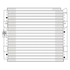 Condenser Honda Civic Hatchback 1994-1995 4540 , HO3030112