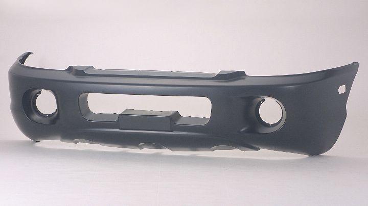 Bumper Front Hyundai Santa Fe 2001-2006 With Side Lamp Hole High Quality , HY1000136