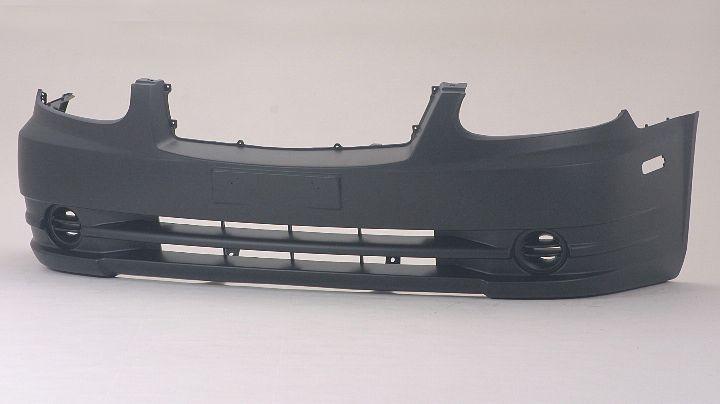 Bumper Front Hyundai Accent Hatchback 2003-2006 Primed Without Fog Lamp Hole , HY1000145