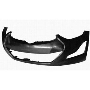 Bumper Front Hyundai Elantra Sedan 2014-2016 Primed Korea Built With Tow Hook Hole , HY1000204
