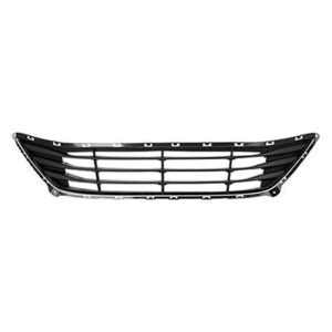 Grille Lower Hyundai Elantra Sedan 2014-2016 Usa Built Black With Chrome Modling , HY1036129