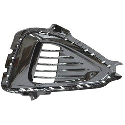 Fog Lamp Bezel Front Passenger Side Hyundai Sonata 2018-2019 Primed Turbo , Hy1039127U - Hunt Parts