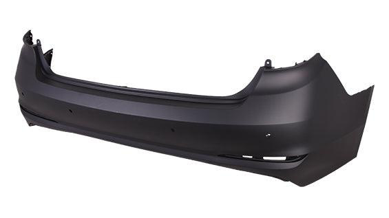 Bumper Rear Hyundai Sonata 2015-2017 Primed With Sensor Exclude Hybrid Capa , HY1100206C