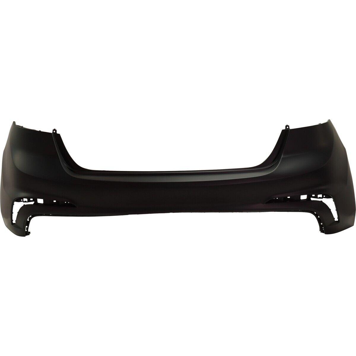 Bumper Rear Hyundai Elantra Sedan 2017-2018 Primed Only For Sport Model Without Sensor , HY1100220