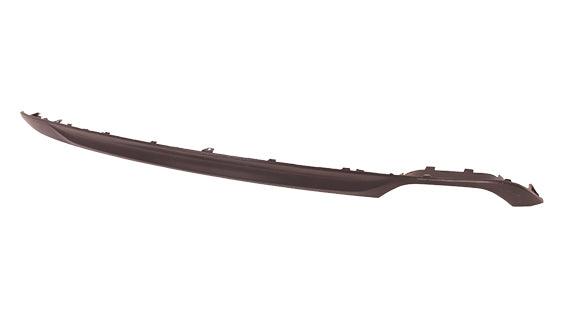 Valance Bumper Rear Hyundai Sonata 2015-2017 Single Exhaust Matte Black Capa , HY1195106C