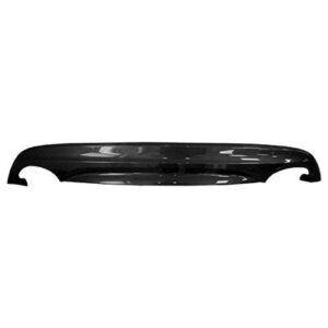 Valance Bumper Rear Hyundai Sonata 2014 Dark Gray With Chrome Trim , HY1195112