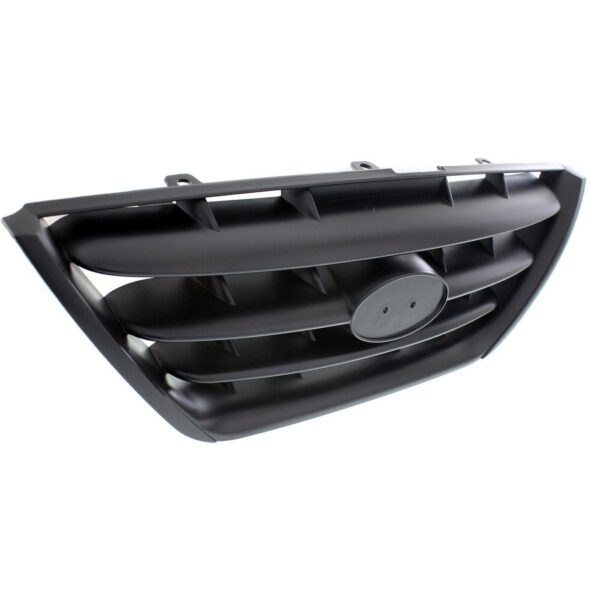 Grille Sedan Hyundai Elantra 2004-2006 Black With Fog Lamp Hole Type , HY1200139 - Image 3