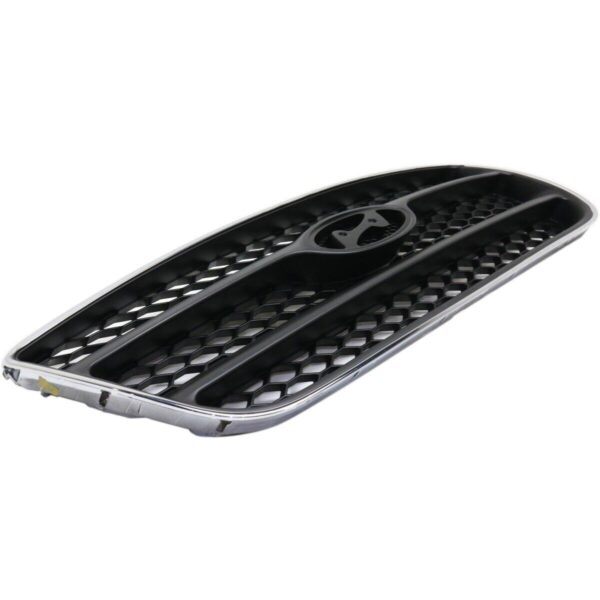 Grille Hyundai Santa Fe 2007-2009 Chrome/Black Gls-Gl-Se Model , HY1200146 - Image 3