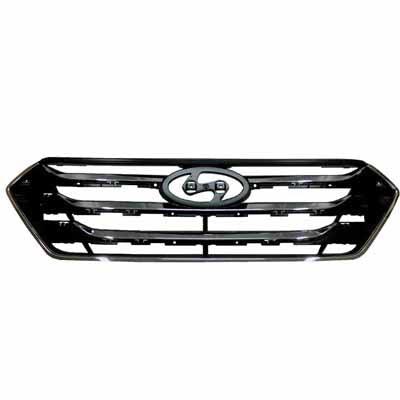 Grille Hyundai Santa Fe Sport 2013-2016 Chrome/Black Sport Model (Not Include Any Loose Mouldings) , HY1200164